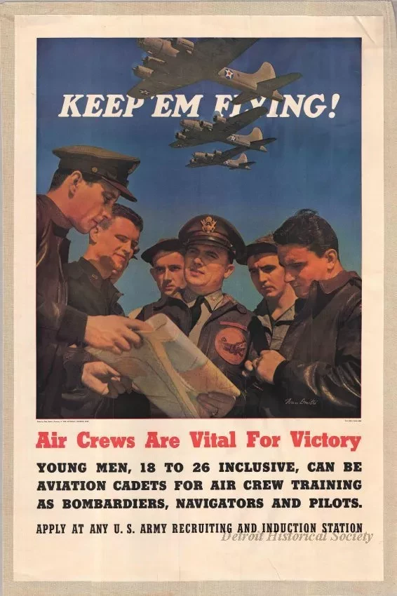 Poster - Keep 'Em Flying!
Air Crews Are Vital For Victory