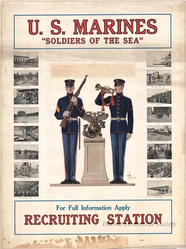Poster - U. S. Marines Soldiers of the Sea