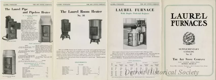 Catalog - Laurel Furnaces Supplementary Catalog no. 37