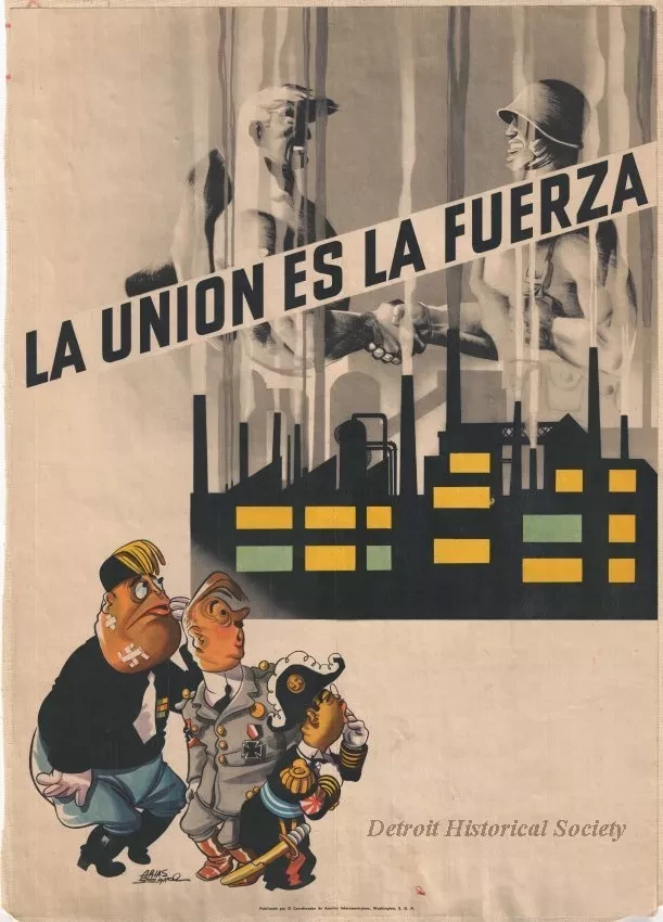Poster - La Union es la Fuerza
[The Union is Strength]