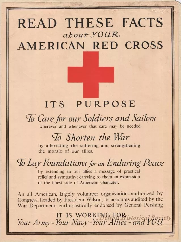 Poster - Read These Facts About Your American Red Cross