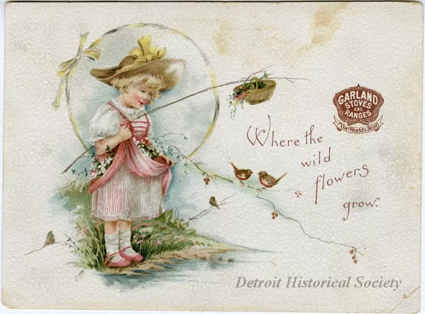Card, Trade - Where the wild flowers grow