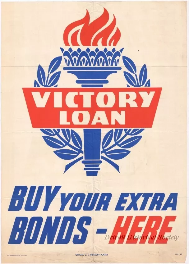 Poster - Victory Loan, Buy Your Extra Bonds - Here