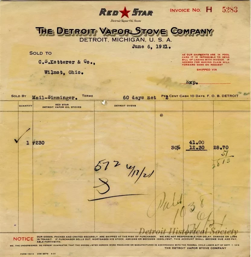 Bill of Sale