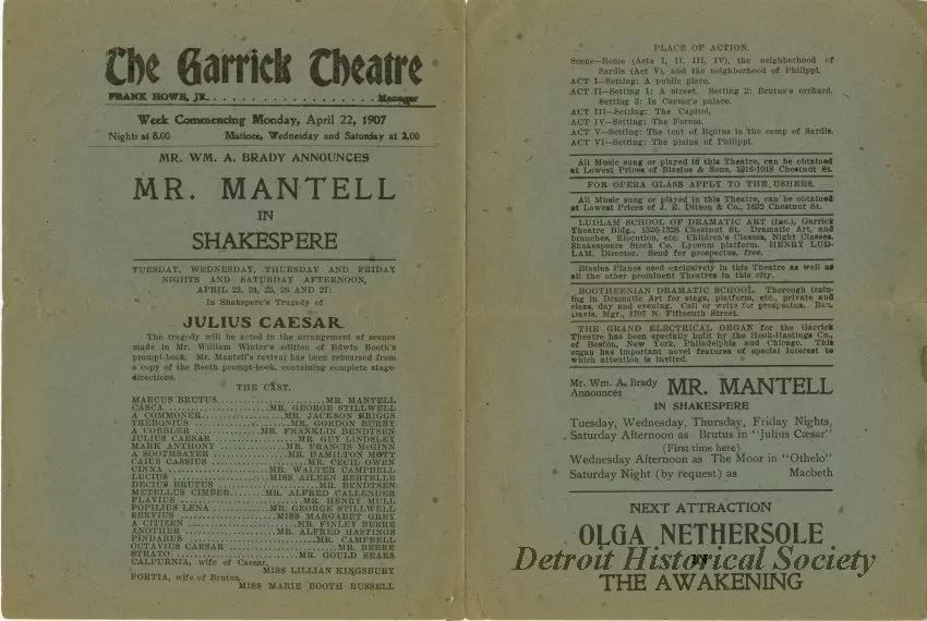 Program, Theater