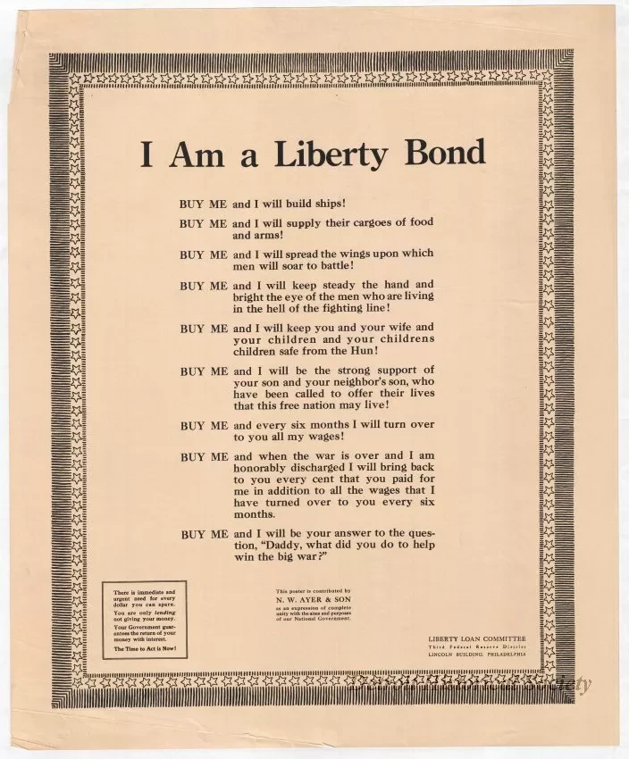 Poster - I Am a Liberty Bond