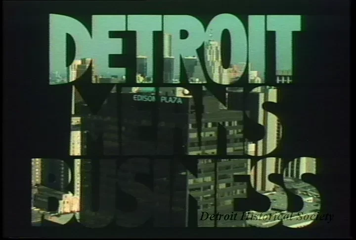 U-Matic - Detroit Means Business
Urban Communications
23:00
