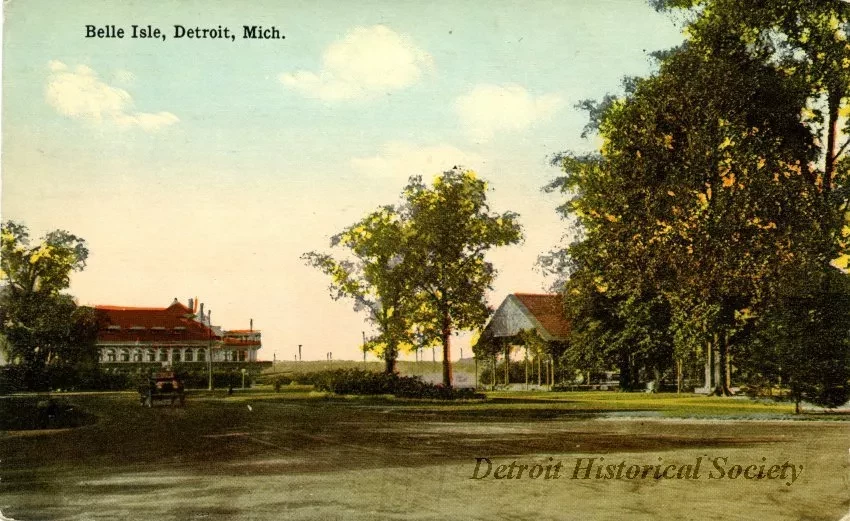 Postcard - Belle Isle, Detroit, Mich.