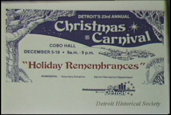 U-Matic - Christmas Music with 23rd Annual Christmas Carnival Frame.. At Least 15 Minutes of Music.
