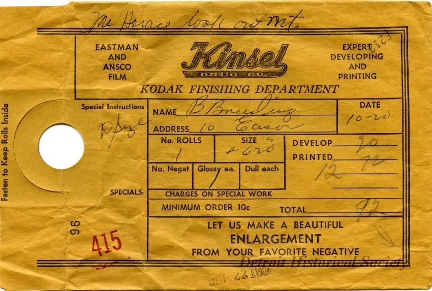 Envelope, Shipping - Kinsel Drug Company