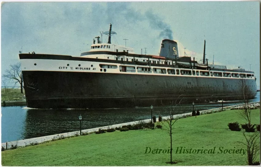 Postcard - S.S. CITY OF MIDLAND "41"