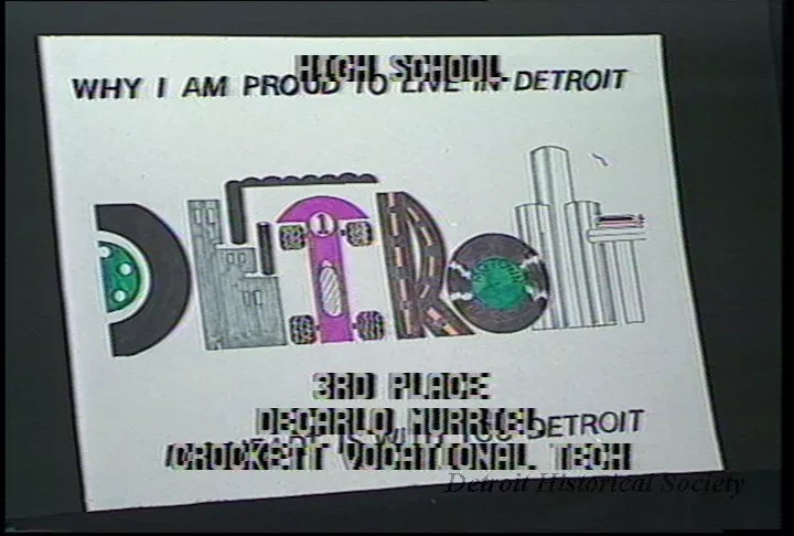 U-Matic - My Heart Is With Detroit Poster & Essay Winners
1991 Devil's Night Campaign
Master