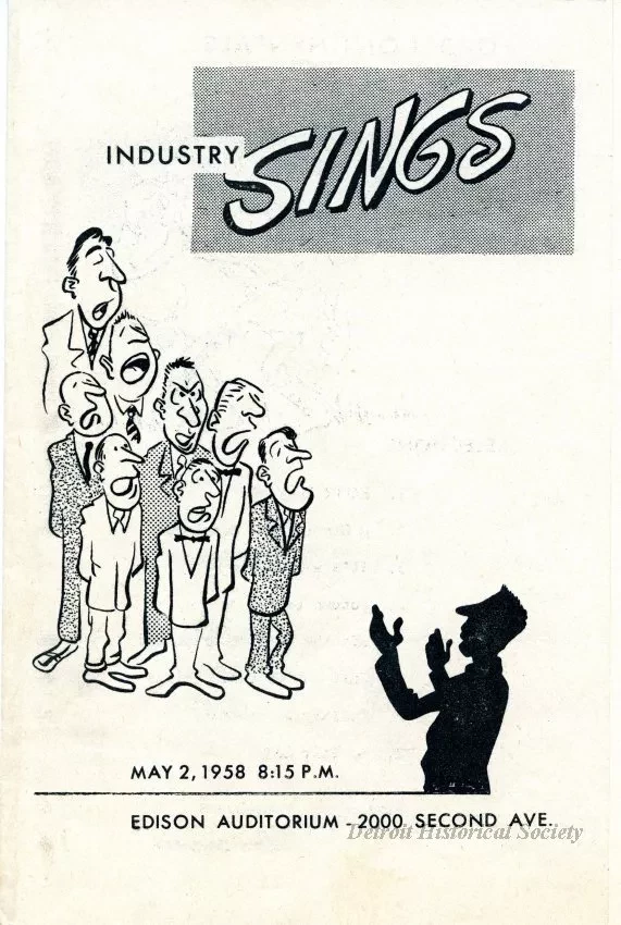 Program - Industry Sings