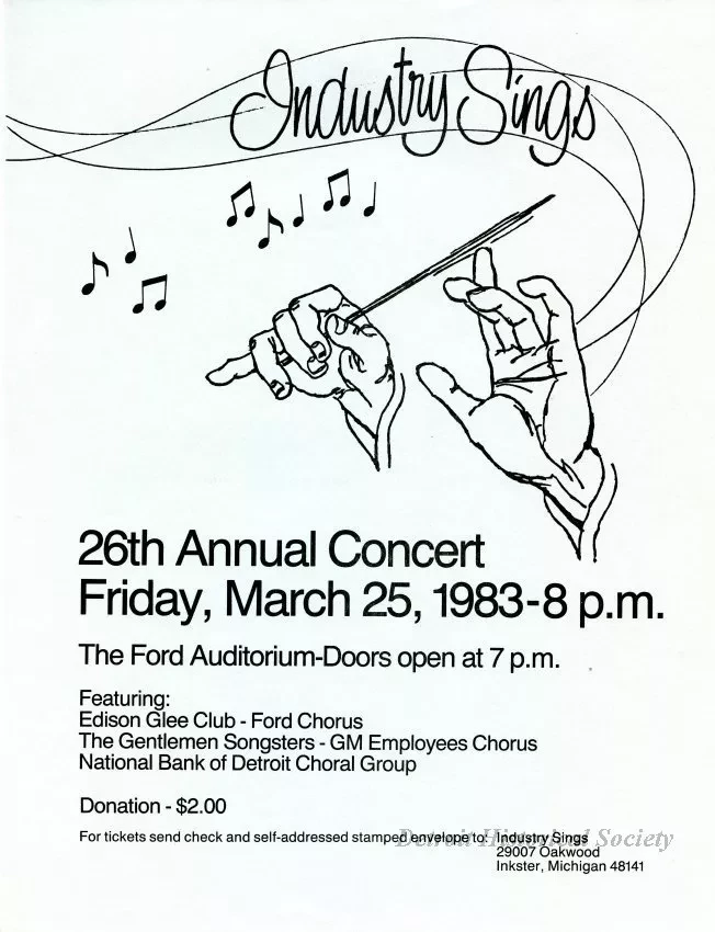 Flyer - Industry Sings
