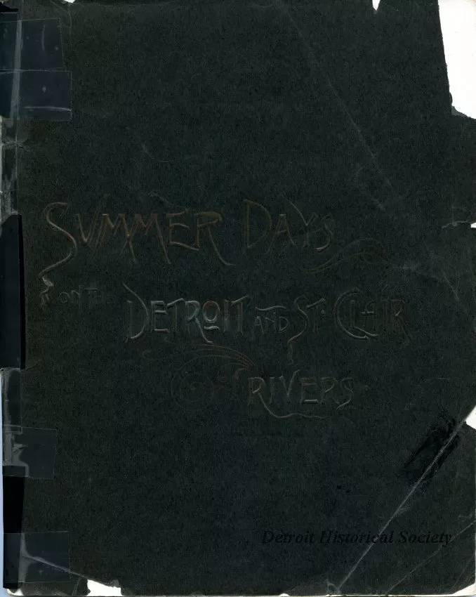 Booklet - Summer Days 
on the Route of Star-Cole Red and White Star Lines' Steamers