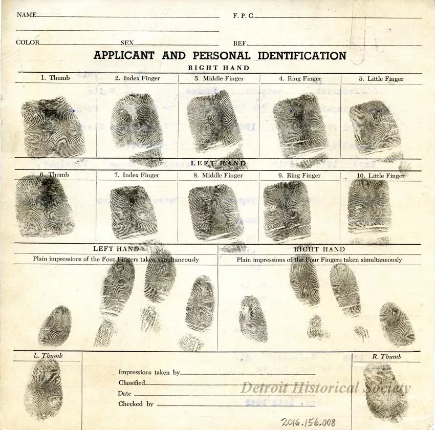 Card, Identification - Detroit Terminal Railroad Company 
Employee Identification Card