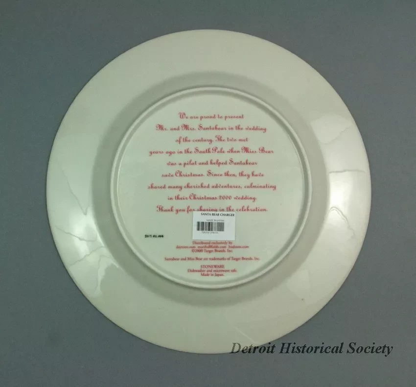 Plate, Commemorative
