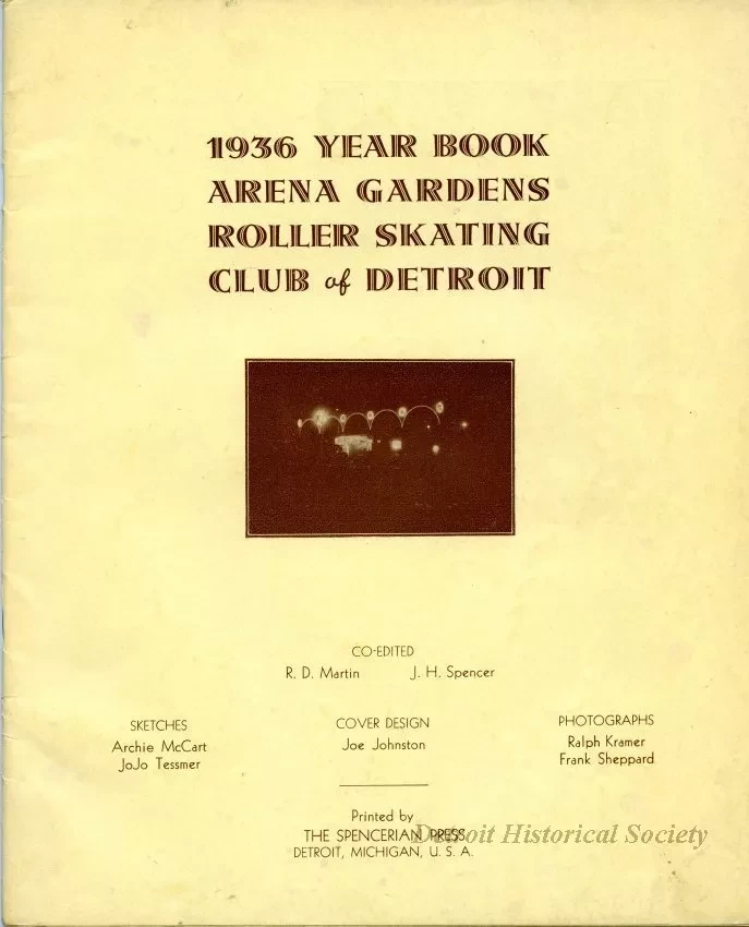 Yearbook - 1936 Year Book, 
Arena Gardens Skating Club of Detroit