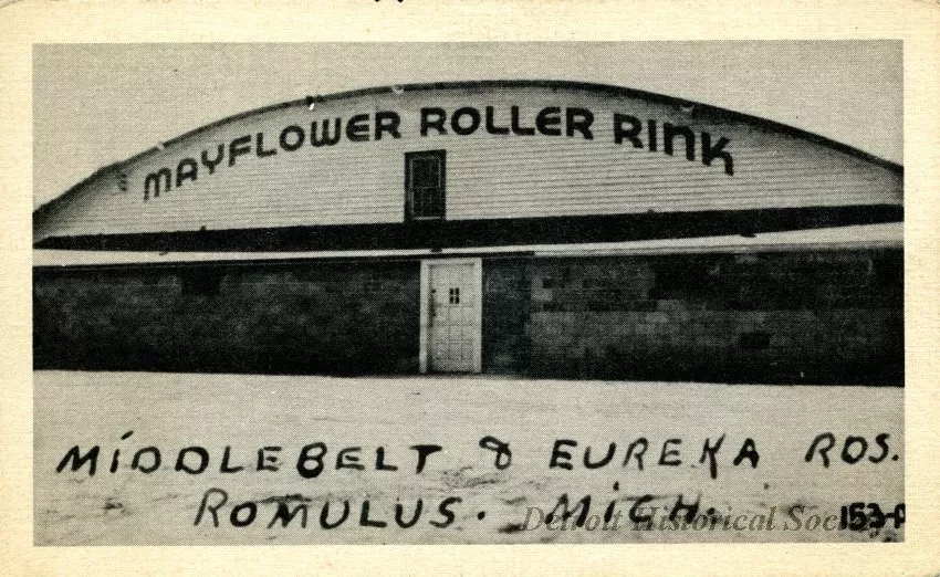 Postcard - Mayflower Roller Rink