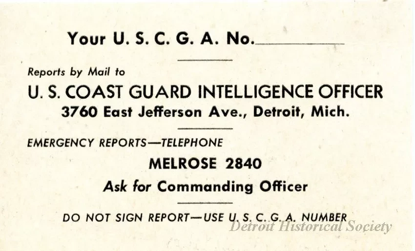 Letter - United States Coast Guard Auxiliary