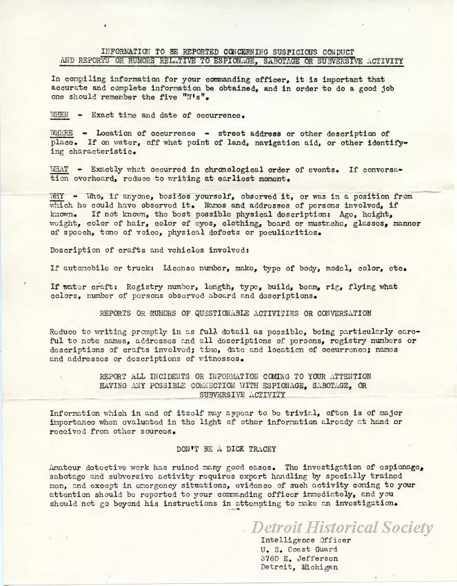 Letter - United States Coast Guard Auxiliary