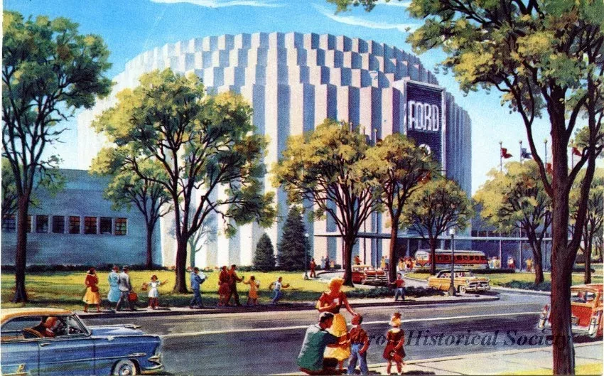 Postcard - Ford Rotunda