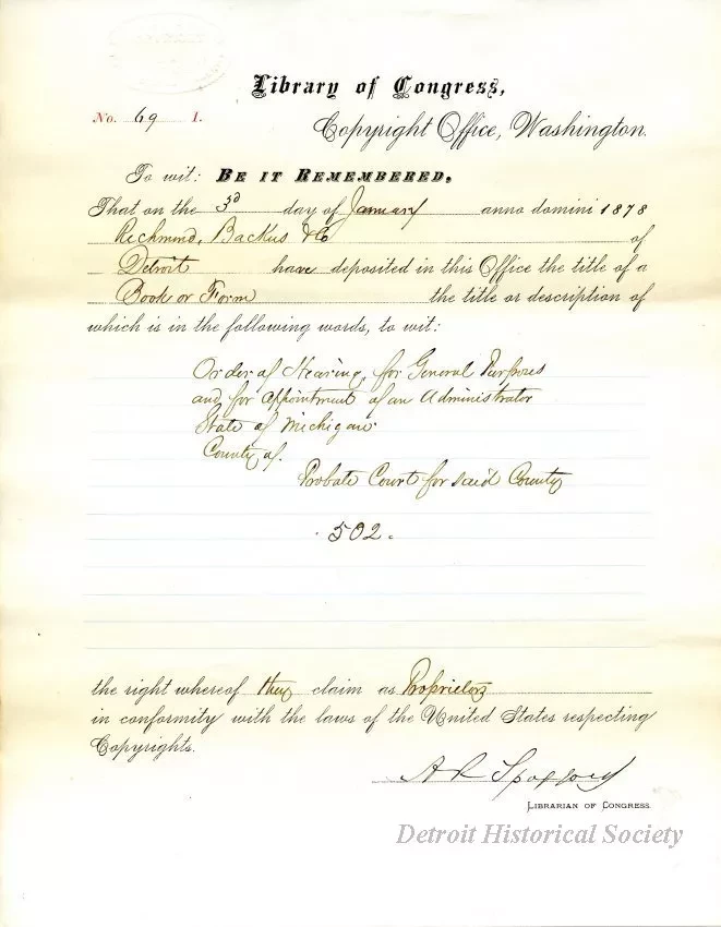 Registration - Library of Congress