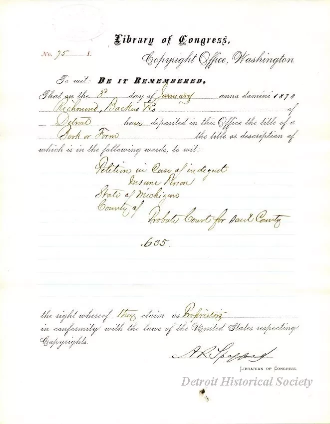 Registration - Library of Congress