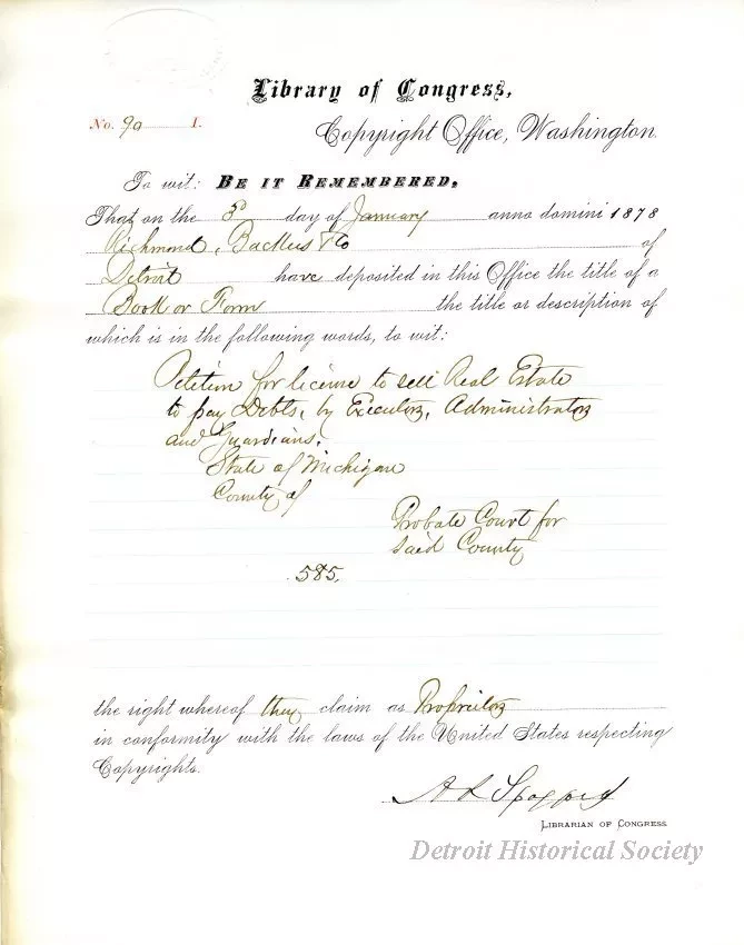 Registration - Library of Congress