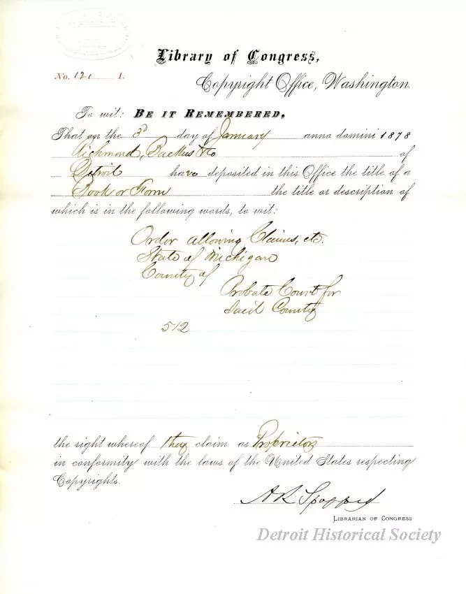Registration - Library of Congress