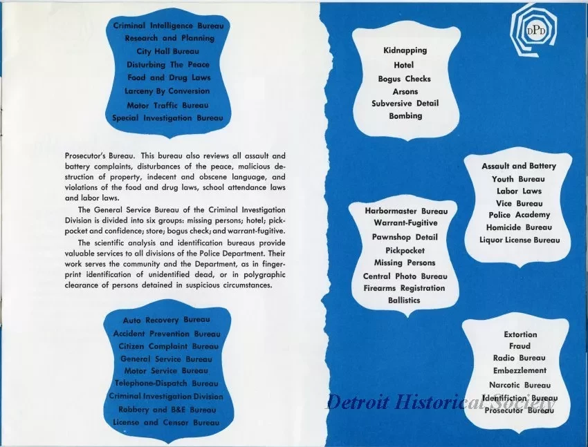 Booklet - Detroit Police Department