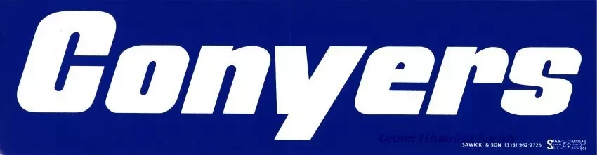 Sticker, Bumper - Conyers