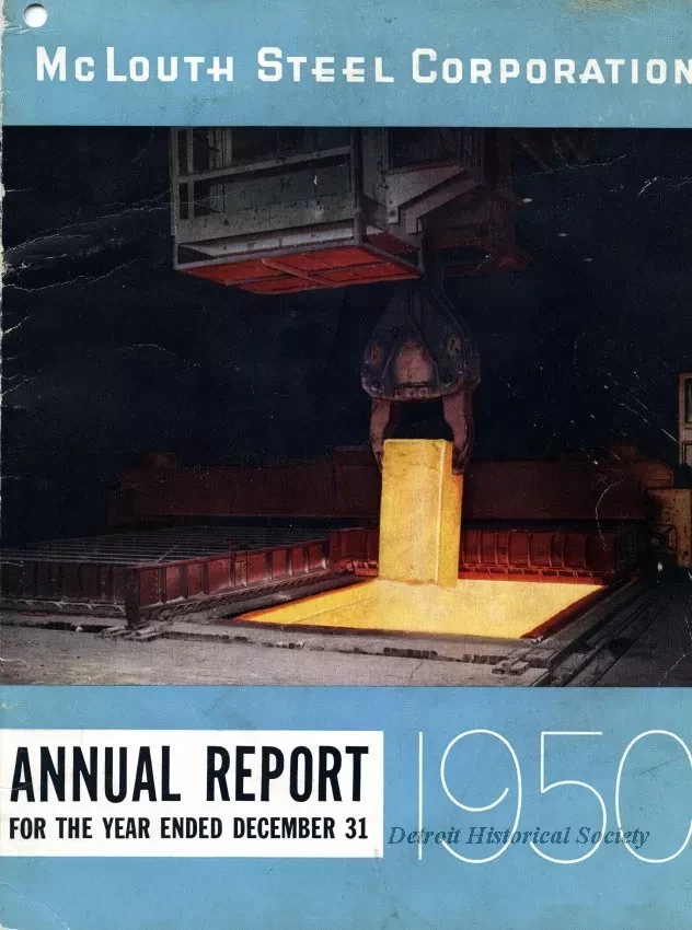 Report, Annual - McLouth Steel Corporation 
Annual Report for the Year Ended December 31, 1950