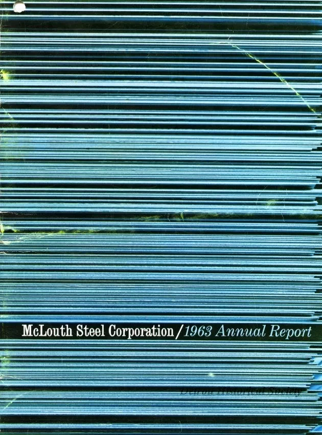 Report, Annual - McLouth Steel Corporation 1963 Annual Report