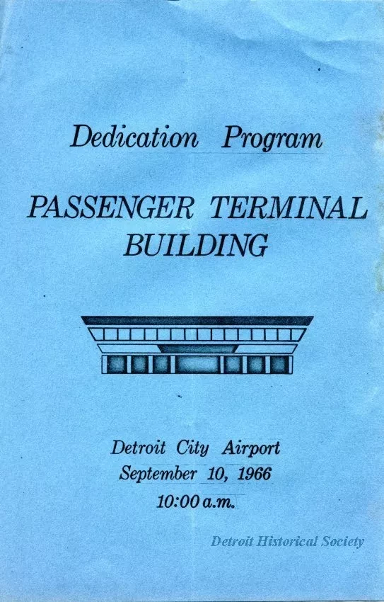 Program - Dedication Program
Passenger Terminal Building