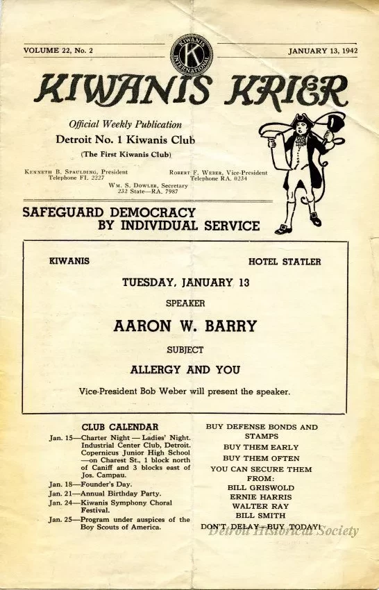 Newsletter - Kiwanis Krier