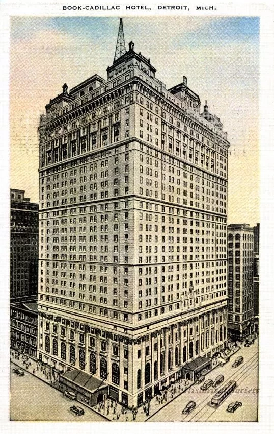 Postcard - Book-Cadillac Hotel, Detroit, Mich.