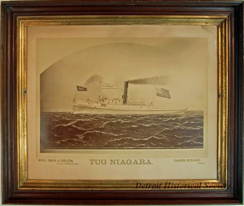 Lithograph - Tug NIAGARA