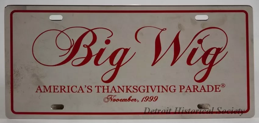 Plate, License