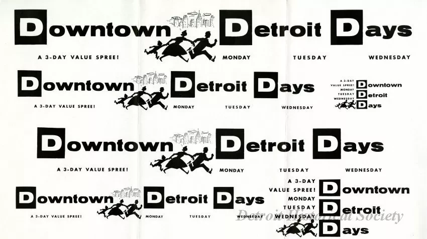 Sign - Downtown Detroit Days