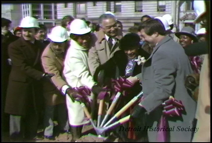 U-Matic - CAY News Conference
Millender Center Grd Break Cere Tape 1
Tape #2 - Mayor's News Conf. 10/4/83