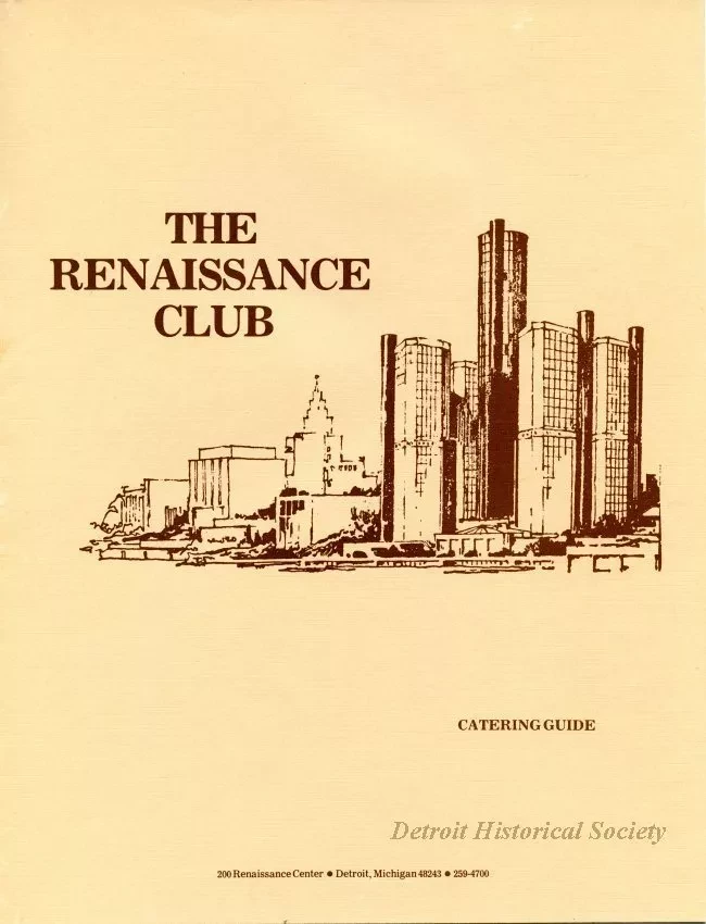 Menu - The Renaissance Club
Catering Guide