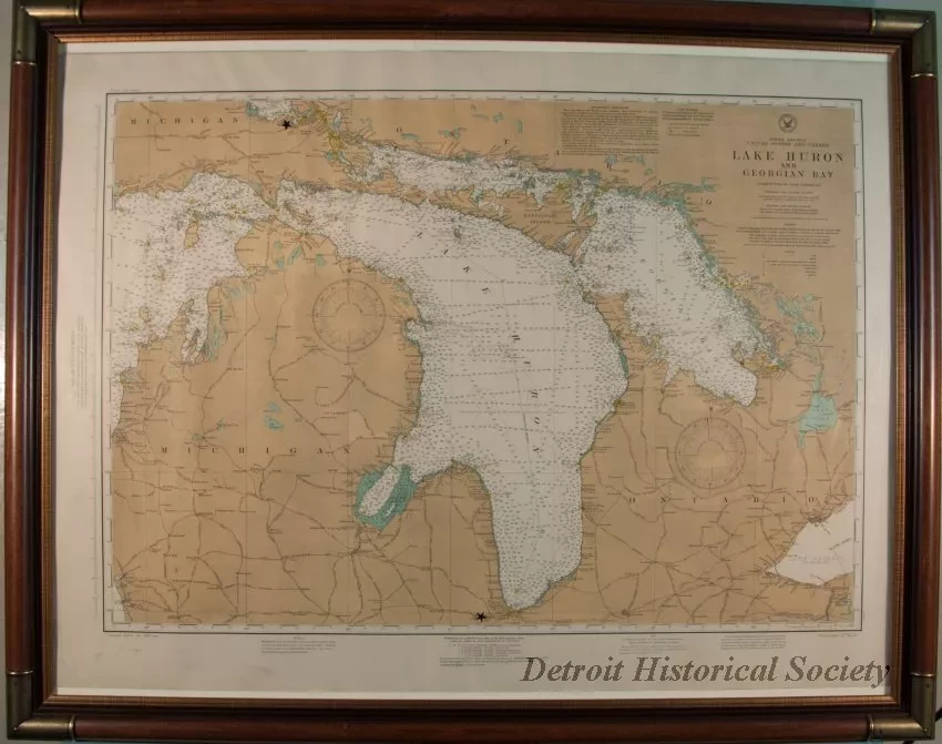 Chart, Navigational - Lake Huron and Georgian Bay