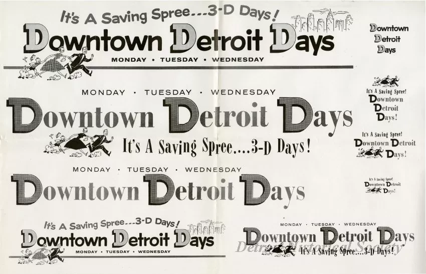 Sign - Downtown Detroit Days