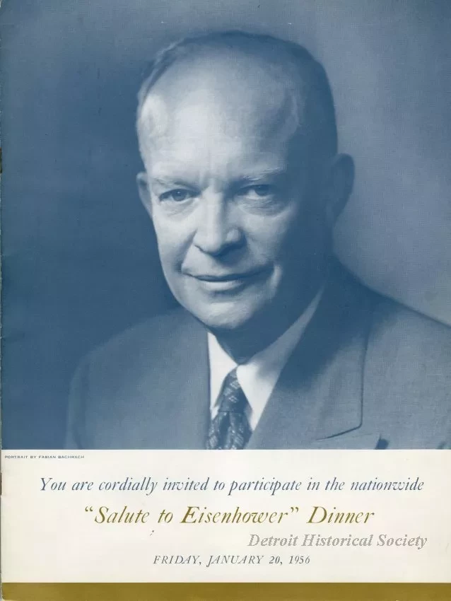 Brochure - "Salute to Eisenhower" Dinner