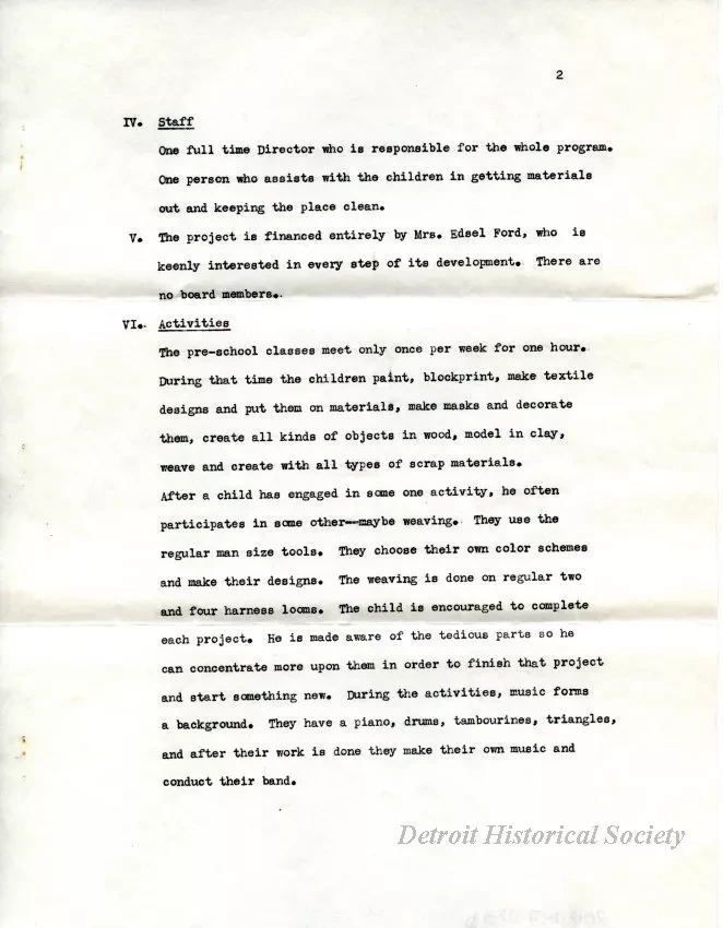 Manuscript - The Children's House