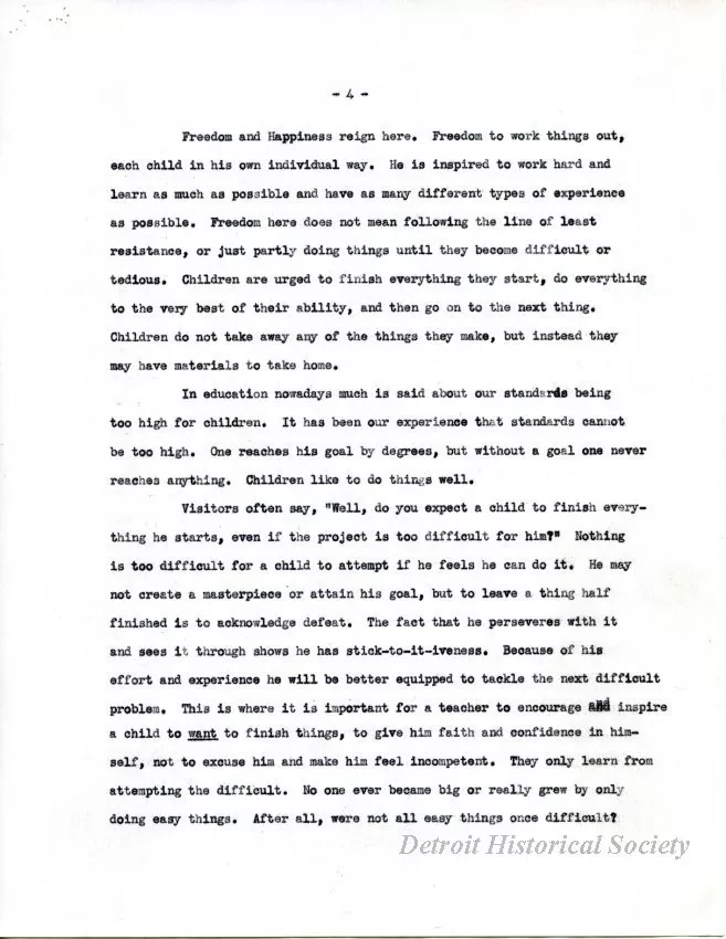 Article - Children's House.