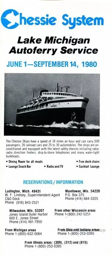 Brochure - Chessie System
Lake Michigan Autoferry Service