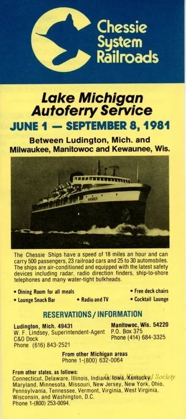 Brochure - Chessie System
Lake Michigan Autoferry Service