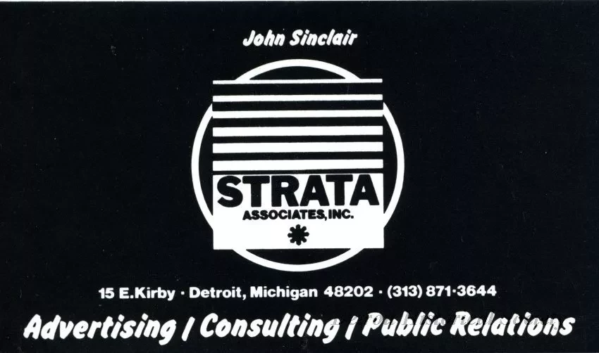 Card, Business - John Sinclair
Strata Associates, Inc.